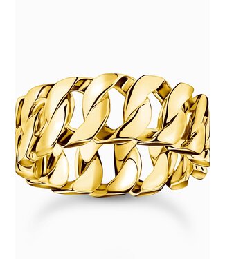 Thomas Sabo  TR2497-413-39-64 Ring Glieder breit vergoldet Grösse 64