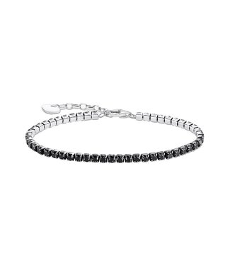 Thomas Sabo  A2167-643-11-L21V Tennisarmband schwarze Steine Tennis Silber 21 cm