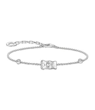Thomas Sabo  A2203-051-21-L19V Armband Goldbär Steine Silber 19 cm