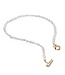 Thomas Sabo  KE2320-430-14-L45 Halskette Perle Natural Beauty vergoldet 45 cm