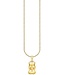 Thomas Sabo  KE2325-413-39-L50V Halskette mit Anhänger Goldbär vergoldet 45+5 cm