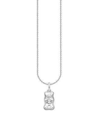 Thomas Sabo  KE2325-001-21-L50V Halskette mit Anhänger Goldbär Silber 45+5 cm