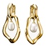 Thomas Sabo  H2321-430-14 Creolen Perle Natural Beauty vergoldet