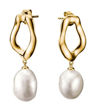 Thomas Sabo  H2322-430-14 Ohrringe Perle Natural Beauty vergoldet
