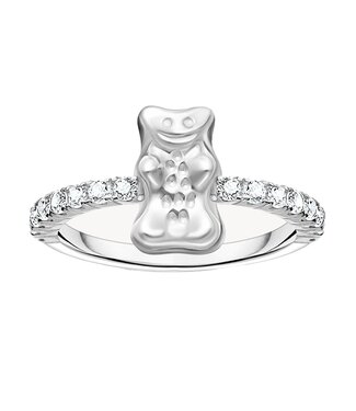 Thomas Sabo  TR2504-051-14-56 Ring Goldbär Steine Silber Grösse 56