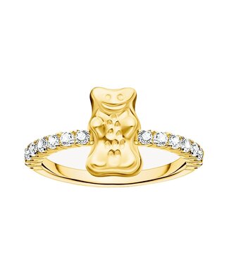 Thomas Sabo  TR2504-414-14-56 Ring Goldbär Steine vergoldet Grösse 56