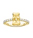 Thomas Sabo  TR2504-414-14-56 Ring Goldbär Steine vergoldet Grösse 56