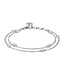 Thomas Sabo  A2216-051-14-L19V Armband Zirkonia Doppel Silber 16 +3 cm