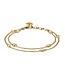 Thomas Sabo  A2216-414-14-L19V Armband Zirkonia Doppel vergoldet 16 +3 cm