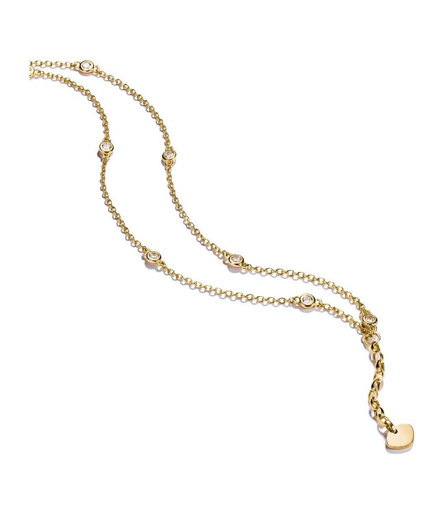 Thomas Sabo  A2216-414-14-L19V Armband Zirkonia Doppel vergoldet 16 +3 cm