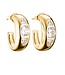 Thomas Sabo  CR759-414-14 Creolen Zirkonia weisse Steine vergoldet