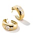 Thomas Sabo  CR759-414-14 Creolen Zirkonia weisse Steine vergoldet