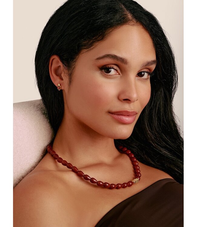 Thomas Sabo  H2333-414-10 Ohrstecker Tropfen Elyndra vergoldet 1.2 cm