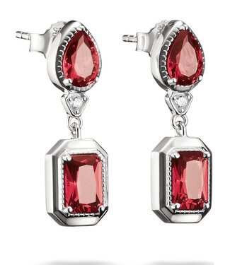 Thomas Sabo  H2334-051-10 Ohrstecker Oktagon Elyndra Silber 2.5 cm
