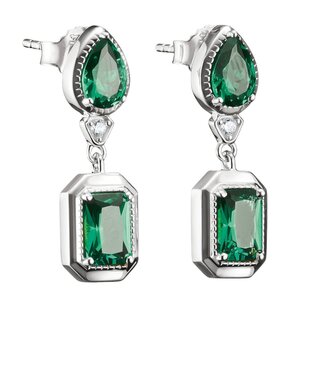 Thomas Sabo  H2334-166-6 Ohrstecker Oktagon Elyndra Silber 2.5 cm