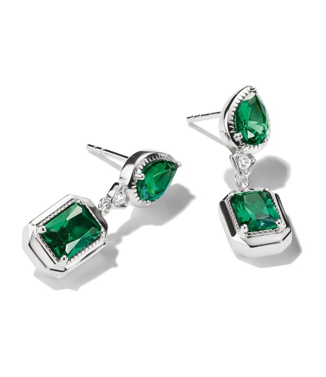 Thomas Sabo  H2334-166-6 Ohrstecker Oktagon Elyndra Silber 2.5 cm