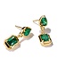 Thomas Sabo  H2334-971-6 Ohrstecker Oktagon Elyndra vergoldet 2.5 cm