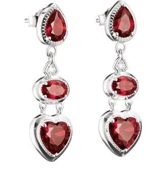 Thomas Sabo  H2341-051-10 Ohrringe Herz Elyndra Silber 3.4 cm