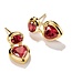 Thomas Sabo  H2340-414-10 Ohrstecker Herz Elyndra vergoldet 1.8 cm