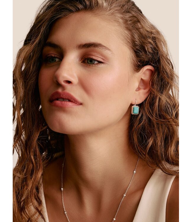 Thomas Sabo  H2339-404-17 Ohrringe Oktagon Elyndra Silber 1.4 cm