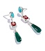 Thomas Sabo  H2332-405-7 Ohrringe Steine Elyndra Silber 5 cm
