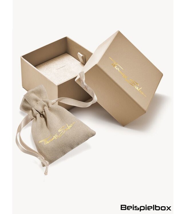 Thomas Sabo  H2332-414-10 Ohrringe rote Steine Elyndra vergoldet 5 cm