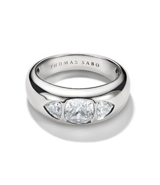 Thomas Sabo  TR2525-051-14-58 Ring Zirkonia weisse Steine Silber Grösse 58