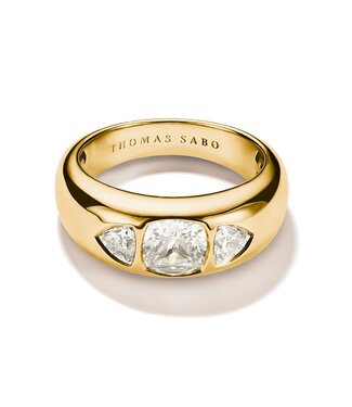 Thomas Sabo  TR2525-414-14-56 Ring Zirkonia weisse Steine vergoldet Grösse 56