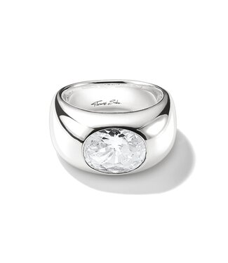 Thomas Sabo  TR2520-051-14-56 Ring Zirkonia mit weissem Stein Silber Grösse 56