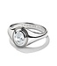 Thomas Sabo  TR2523-051-14-54 Ring Oval Zirkonia mit weissem Stein Silber Grösse 54