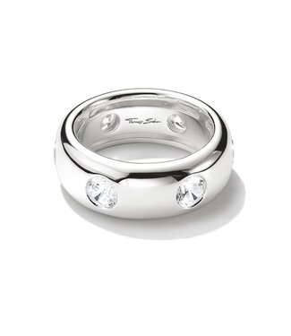 Thomas Sabo  TR2519-051-14-56 Ring Zirkonia weisse Steine Silber Grösse 56
