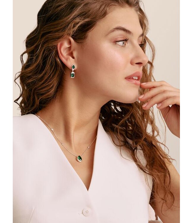 Thomas Sabo  KE2331-166-6-L50V Halskette Tropfen Elyndra Silber 45+5 cm