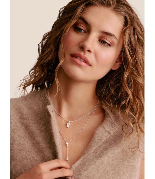 Thomas Sabo  KE2363-051-14-L45V Halskette Herz Oval Silber 40+5 cm
