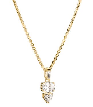 Thomas Sabo  KE2363-414-14-L45V Halskette Herz Oval vergoldet 40+5 cm