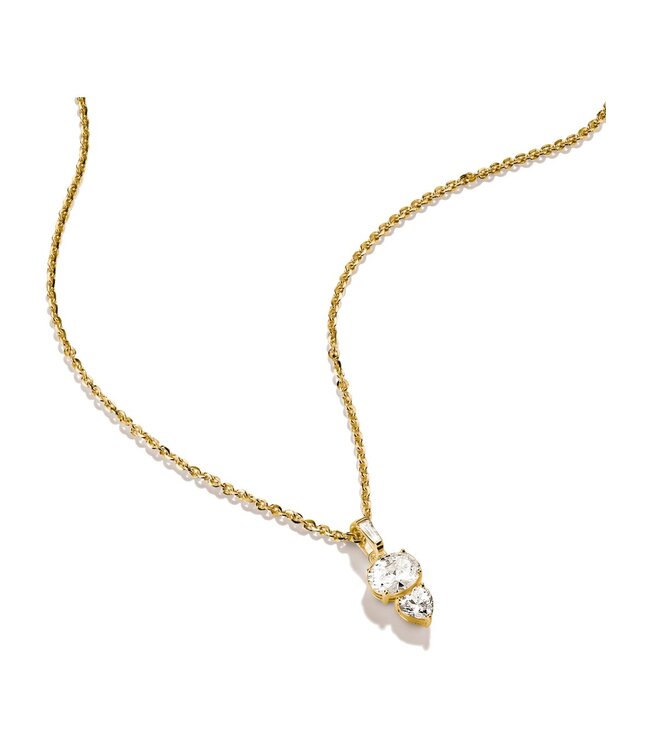 Thomas Sabo  KE2363-414-14-L45V Halskette Herz Oval vergoldet 40+5 cm