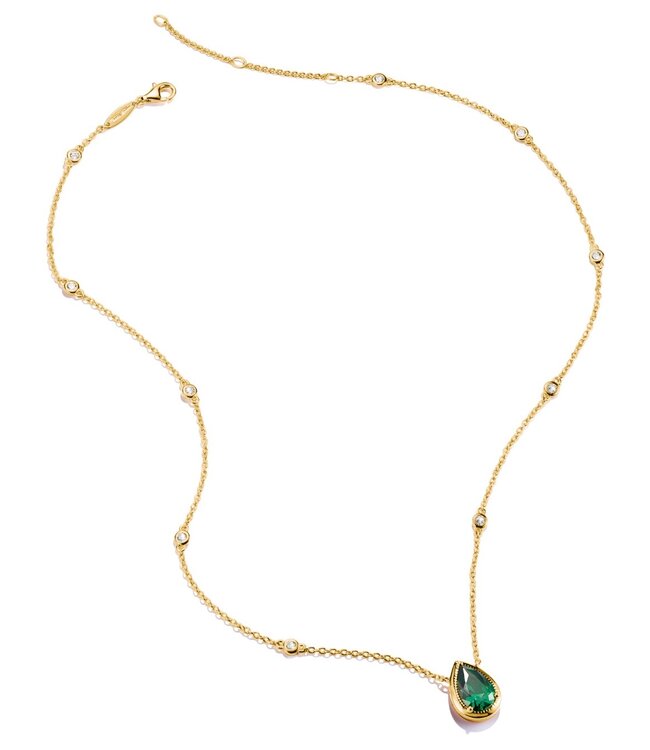 Thomas Sabo  KE2331-971-6-L50V Halskette Tropfen Elyndra vergoldet 45+5 cm