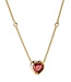 Thomas Sabo  KE2365-414-10-L50V Halskette mit Anhänger Herz Elyndra vergoldet 45+5 cm