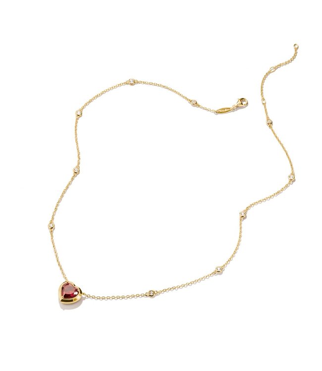 Thomas Sabo  KE2365-414-10-L50V Halskette mit Anhänger Herz Elyndra vergoldet 45+5 cm