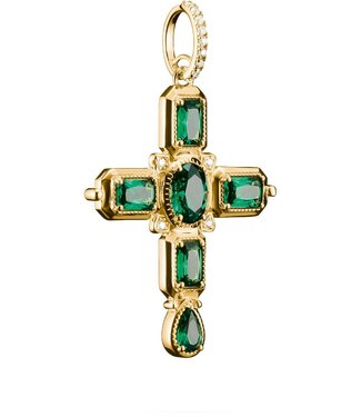 Thomas Sabo  PE987-971-6 Charm-Anhänger Kreuz vergoldet 4.7 cm