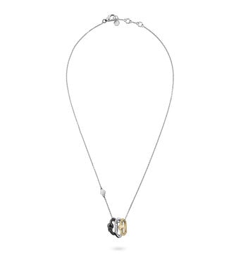 Philipp Plein  PJPEA18NU Lange Halskette Plein Edge Bicolor