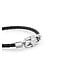 Philipp Plein  PJPEA23BS Armband Plein Edge Edelstahl Leder Schwarz Grösse S