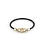 Philipp Plein  PJPEA25BS Armband Plein Edge Gold Leder Schwarz Grösse S