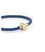 Philipp Plein  PJ0AA20BL Armband Plein Tag Gold Leder Blau Grösse L