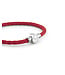 Philipp Plein  PJ0AA21BS Armband Plein Tag Edelstahl Leder Rot Grösse S