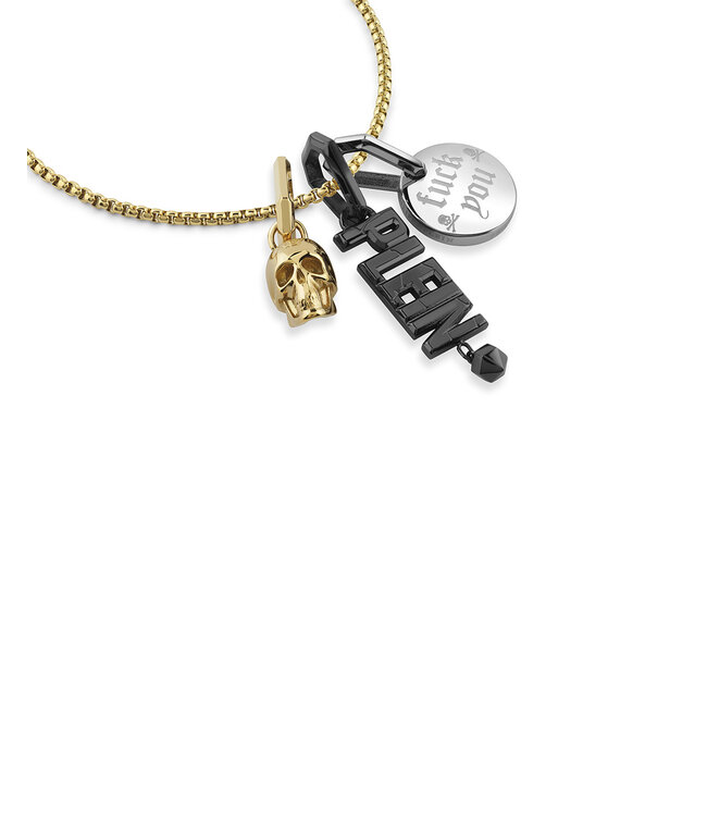 Philipp Plein  PJHGA01NU Lange Halskette Plein Valentine Bicolor