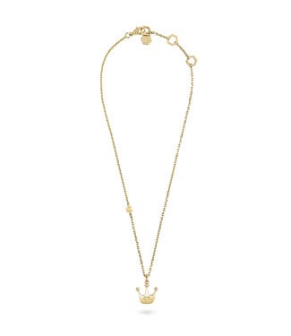 Philipp Plein  PJHGA10NU Lange Halskette Plein Valentine Krone Gold