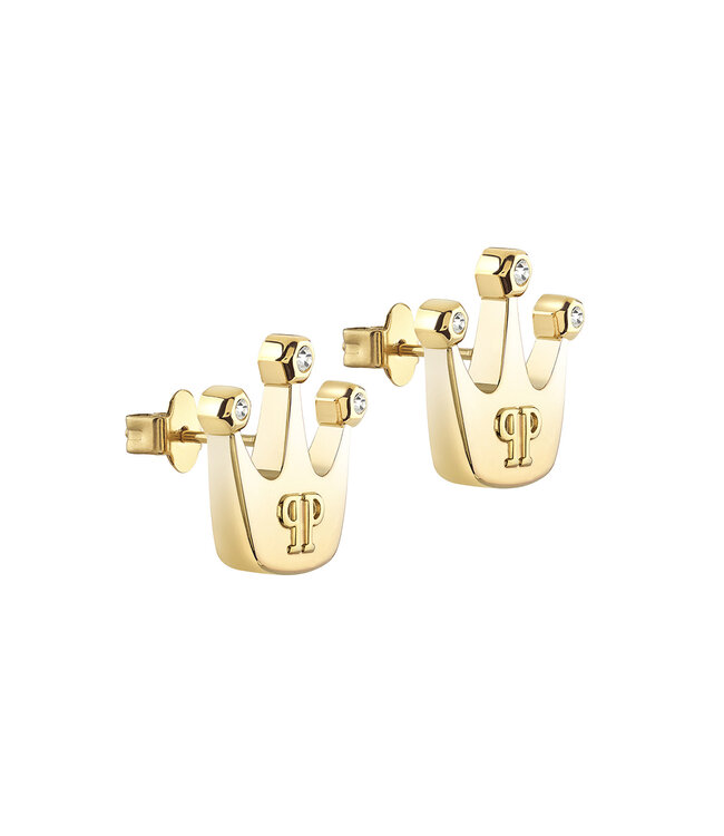 Philipp Plein  PJHGA11EU Ohrstecker Plein Valentine Krone Gold