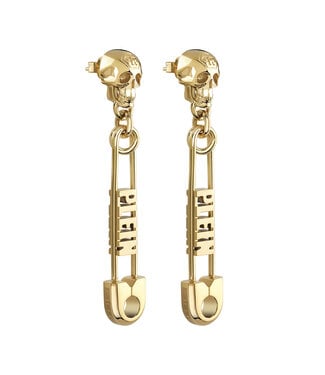 Philipp Plein  PJKGA03EU Ohrhänger Plein Safety Pin Gold