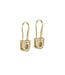 Philipp Plein  PJKGA05EU Ohrringe Plein Safety Pin Gold