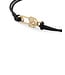 Philipp Plein  PJKGA08BU Freundschaftsarmband Plein Safety Pin Gold Kordel Schwarz